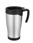 plastic travel mug