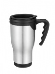 plastic travel mug