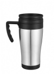 plastic travel mug