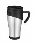 plastic travel mug